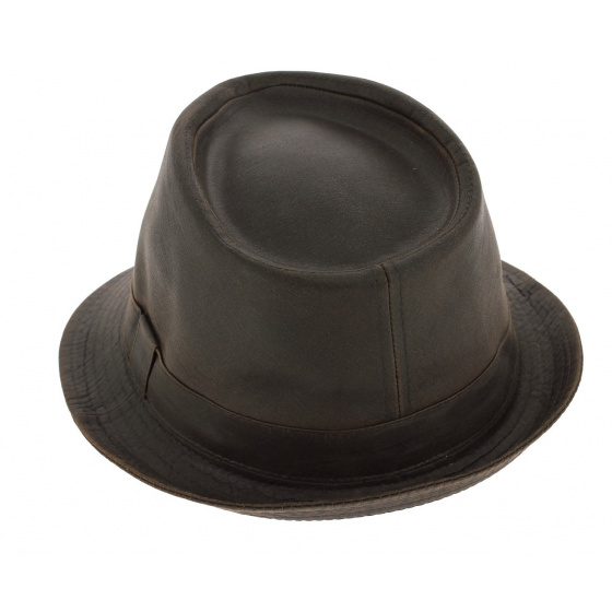 Brown Cotton Trilby Hat Barenjoy - Aussie Apparel