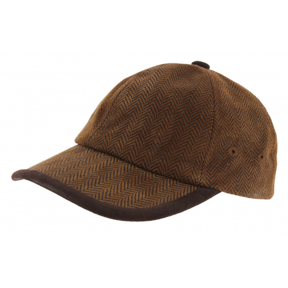 DeeWhy Leather Baseball Cap Brown - Aussie Apparel