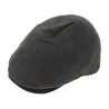 Casquette Plate Princeton Cuir Anthracite - Aussie Apparel Reference : 7040 | Chapellerie Traclet
