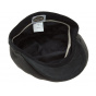 Princeton Flat Cap Anthracite Leather - Aussie Apparel