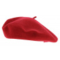 Classic Red Wool Beret - Traclet