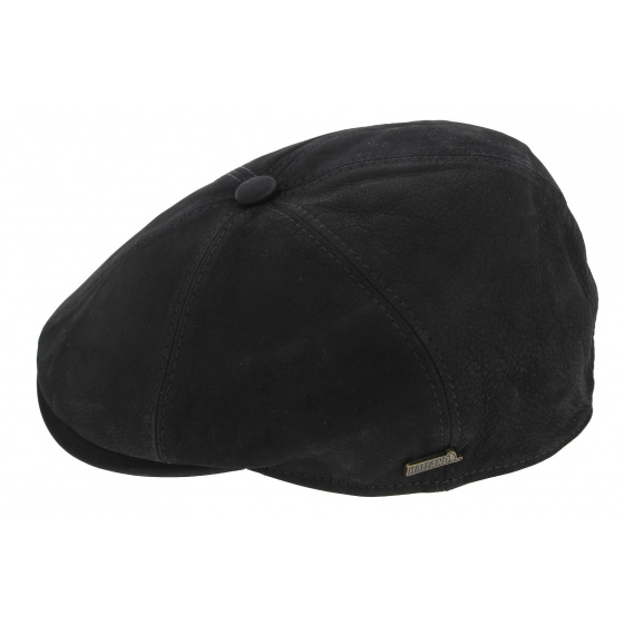 Casquette Hatteras Minco Cuir Noire- Hatland Casquette Hatteras Minco Cuir Noire- Hatland