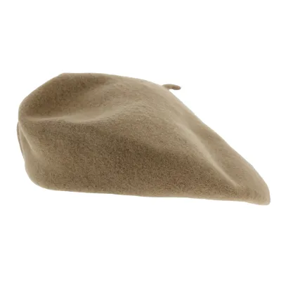 Béret Classique Camel Laine - Traclet