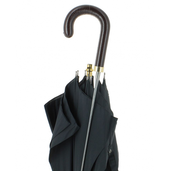 Black Sword Umbrella with Leather Handle - Fayet