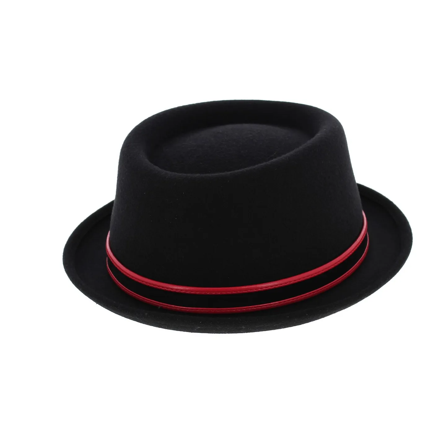 Chapeau Porkpie Impéria noir - Panizza Reference : 5797 | Chapellerie Traclet