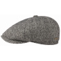 Oakland Hatteras Cap Wool & Alpaca Herringbone - Stetson
