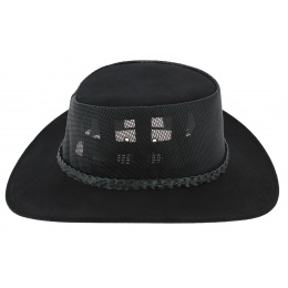 Chapeau Traveller Noir - Suede Breezer Explorer