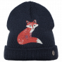 Hera fox beanie navy -Barts for children