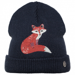 Hera fox beanie navy -Barts for children
