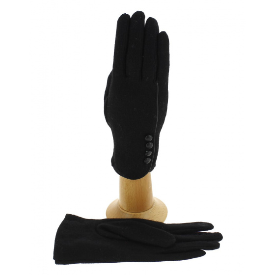 Tactile gloves navy wool - Traclet Reference : 1885 | Chapellerie Traclet