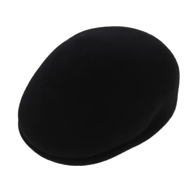 Casquette Bombée Delys Feutre Laine Noir - Traclet