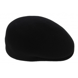 Casquette Bombée Delys Feutre Laine Noir - Traclet