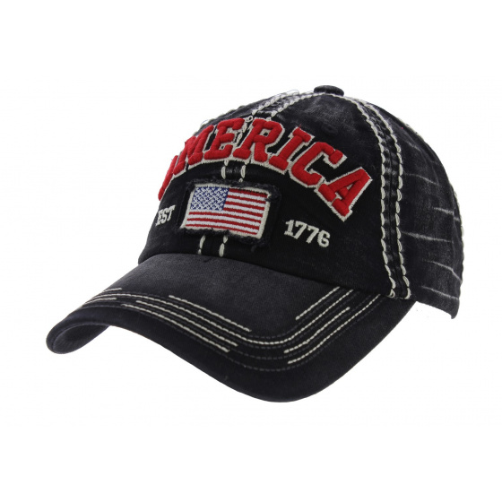 American Cotton Cap Black - Kbthos