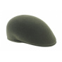 Rigid Wool Domed Cap Loden Khaki - Traclet