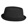 Chapeau Porkpie Bamboo Mowbray noir- Kangol Reference : 6910 | Chapellerie Traclet