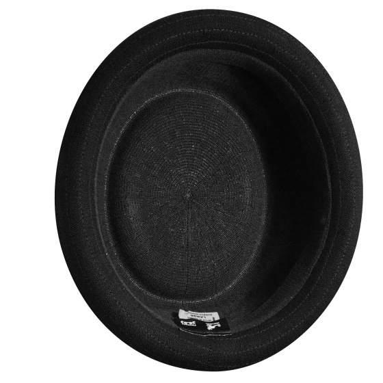 Black Bamboo Mowbray Porkpie Hat - Kangol Black Bamboo Mowbray Porkpie Hat - Kangol