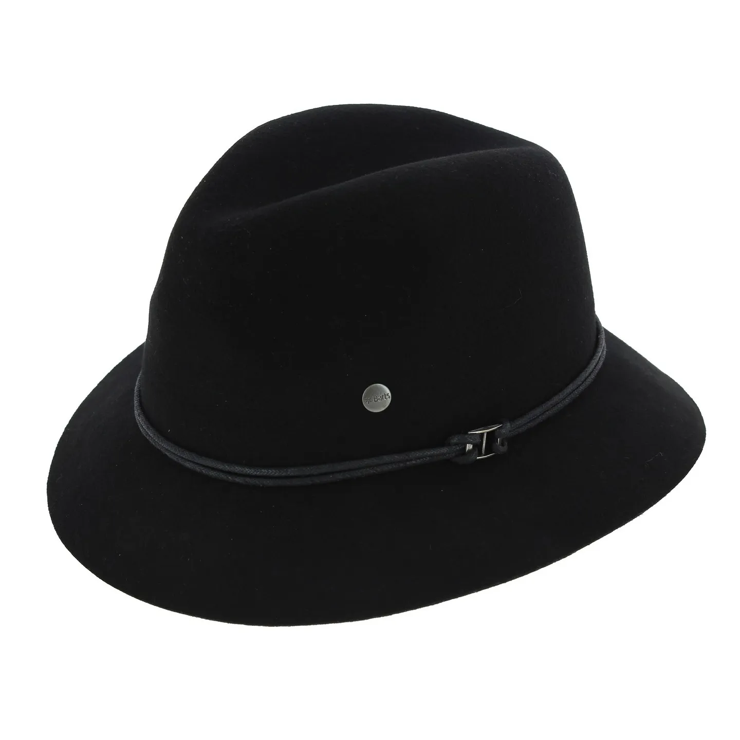 Chapeau Traveller Emmet Feutre Laine Noir - Barts Reference : 7640 | Chapellerie Traclet