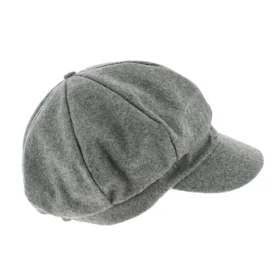 Casquette Gavroche laine - Gris - Traclet Reference : 6102 | Chapellerie Traclet