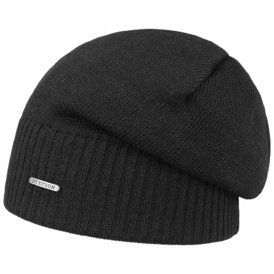 Bonnet long Noir - Stetson Reference : 3188 | Chapellerie Traclet