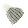 Two-Tone Wool Sabrina Beanie with Pompom - Eisbär Reference: 3968 | Traclet Hat Shop