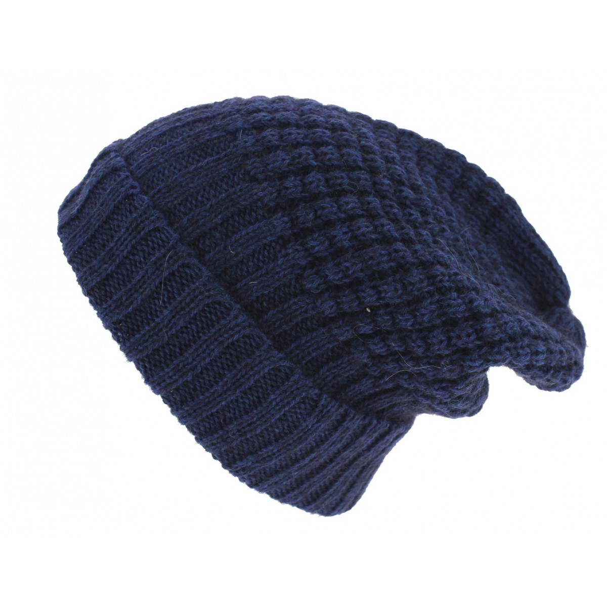 Bonnet Long Bellevarde Wool & Mohair Blue - Traclet Reference : 6124 ...