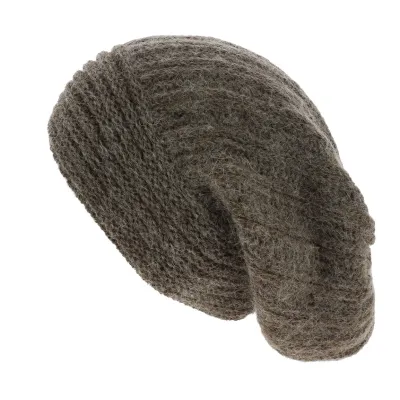 Bonnet Long Whistler Laine & Mohair Marron - Traclet Reference : 6122 | Chapellerie Traclet