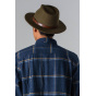 Fedora Messer Hat Wool Felt Olive- Brixton