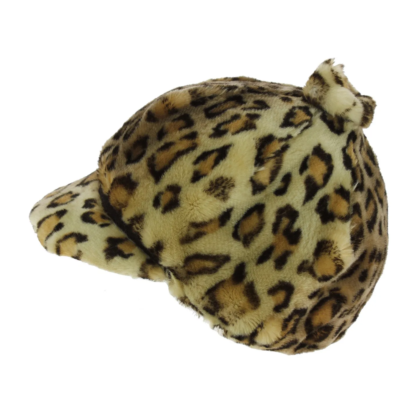 Casquette Gavroche Talya Fausse Fourrure Léopard - Traclet Reference : 4263 | Chapellerie Traclet