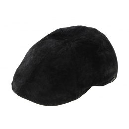Ruppin Duck Bill Cap Black Leather - Göttmann