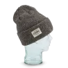 Bonnet Revers The Uniform Gris Laine - Coal Reference : 4979 | Chapellerie Traclet