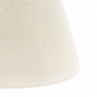 White clown rabbit fur cone hat