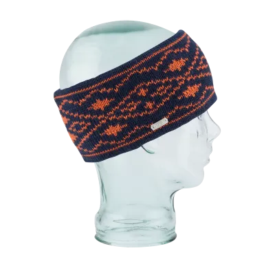 Bandeau The Whatcom Doublé Polaire Marine - Coal Reference : 7662 | Chapellerie Traclet