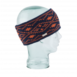The Whatcom Fleece-Lined Navy Headband - Coal