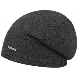 Long Gray Beanie - Stetson