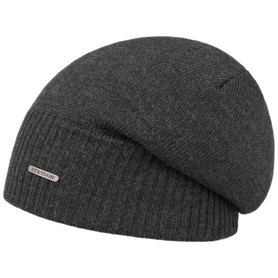 Long Gray Beanie - Stetson