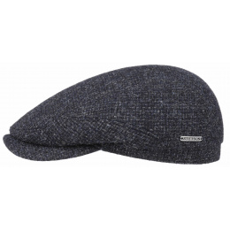 Drive Austin Flat Cap Wool Blue - Stetson