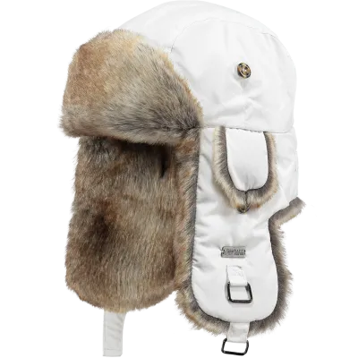 KAMIKAZE white ushanka Reference: 7667 | Traclet Hat Shop