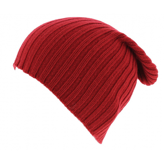 Bonnet cachemire rouge - Bergeron creation Bonnet cachemire rouge - Bergeron creation