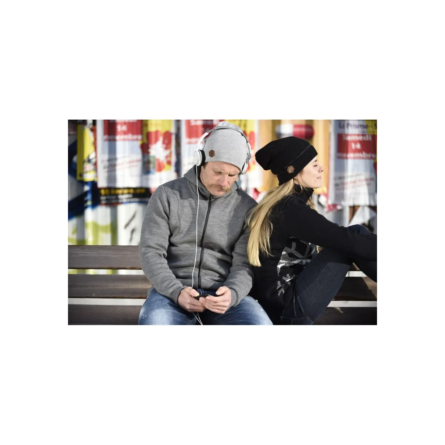 marius gray slouchy beanie le drapo - Chapellerie Traclet Reference: 6217 | Chapellerie Traclet