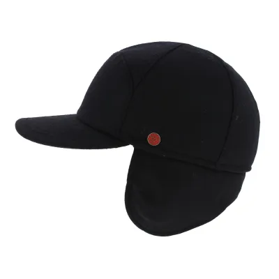 ear flap cap - cortina - wool baseball cap Reference: 1871 | Chapellerie Traclet