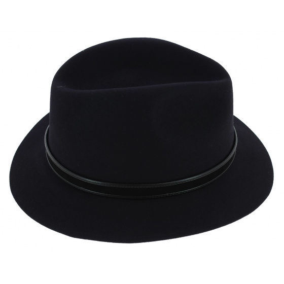 Parkland Navy Fur Felt Hat - Stetson