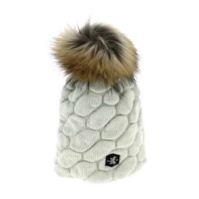 Foxy Megeve brown pom-pom beanie Traclet Reference: 6510 | Traclet Hat Shop