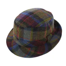 Chapeau Trilby Berlin Style Tweed Laine - Crambes Reference : 2607 | Chapellerie Traclet