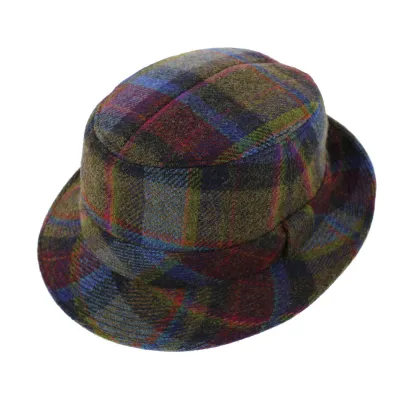 Chapeau Trilby Berlin Style Tweed Laine - Crambes Reference : 2607 | Chapellerie Traclet