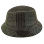 Jeffrey English Bucket Hat Harris Tweed Wool - Crambes