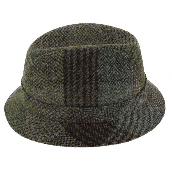 English Bucket Hat Jeffrey Harris Tweed Wool - Crambes
