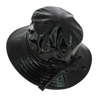 Black Waterproof Cardigan Bucket Hat - Crambes Reference: 2232 | Chapellerie Traclet