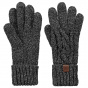 Grey Acrylic Twister Gloves - Barts