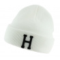 Classic H White Acrylic Beanie - Huf