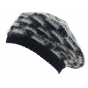 Beret / Bonnet Ampezzo Wool Blue & Grey - Traclet